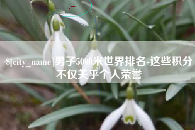 桐城男子5000米世界排名-这些积分不仅关乎个人荣誉