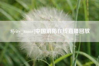 桐城中国消防在线直播回放