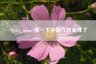 桐城看一下中国几枚金牌了
