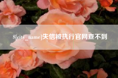 桐城失信被执行官网查不到