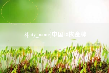 桐城中国18枚金牌