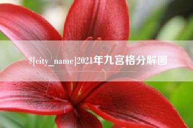 桐城2021年九宫格分解图