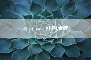 桐城中国,金牌