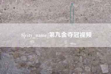 桐城第九金夺冠视频