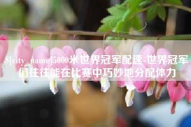 桐城5000米世界冠军配速-世界冠军们往往能在比赛中巧妙地分配体力