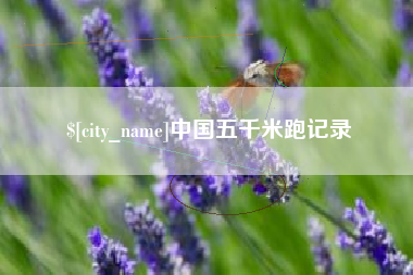 桐城中国五千米跑记录