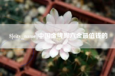 桐城中国金牌哪六金最值钱的