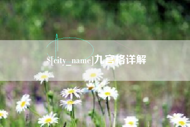 桐城九宫格详解