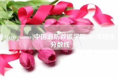 桐城中国消防救援学院2021年招生分数线