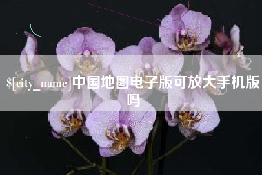 桐城中国地图电子版可放大手机版吗