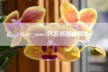 桐城九宫格图画简单