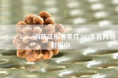 桐城消防证报考条件2024年官网烟台福山